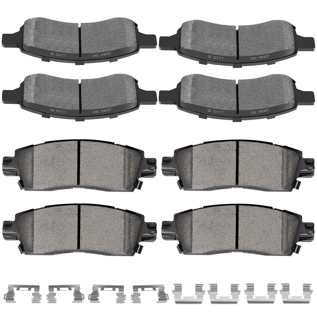 SCITOO front packaging showing 8-piece kit and fitment for GMC Acadia, clearer replacement