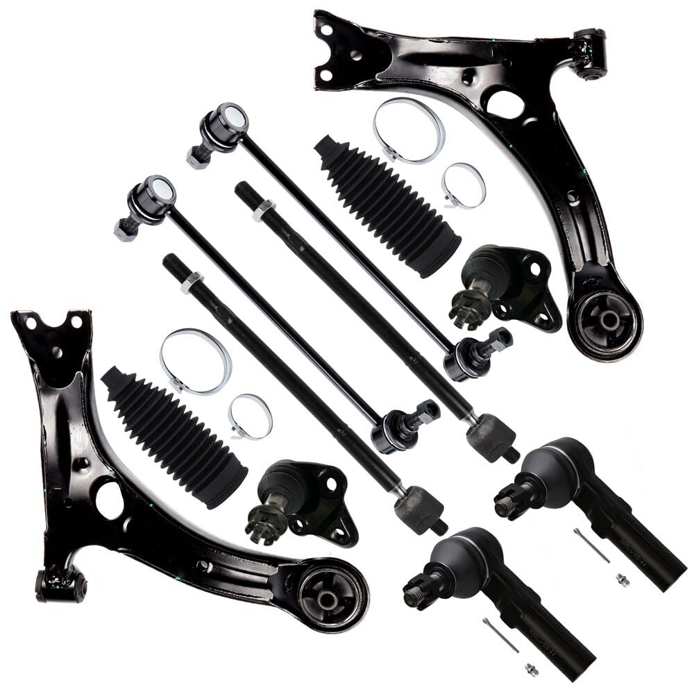 SCITOO boxed front suspension kit showing contents and fitment benefits