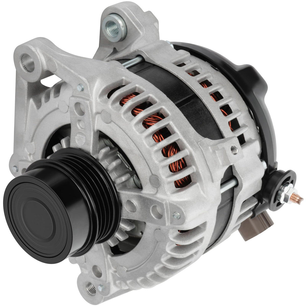 SCITOO alternator front view showing housing and mounting points for quick fit