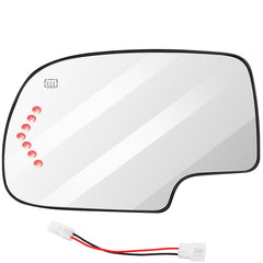 SCITOO front view driver side mirror glass showing fit and clear view benefit