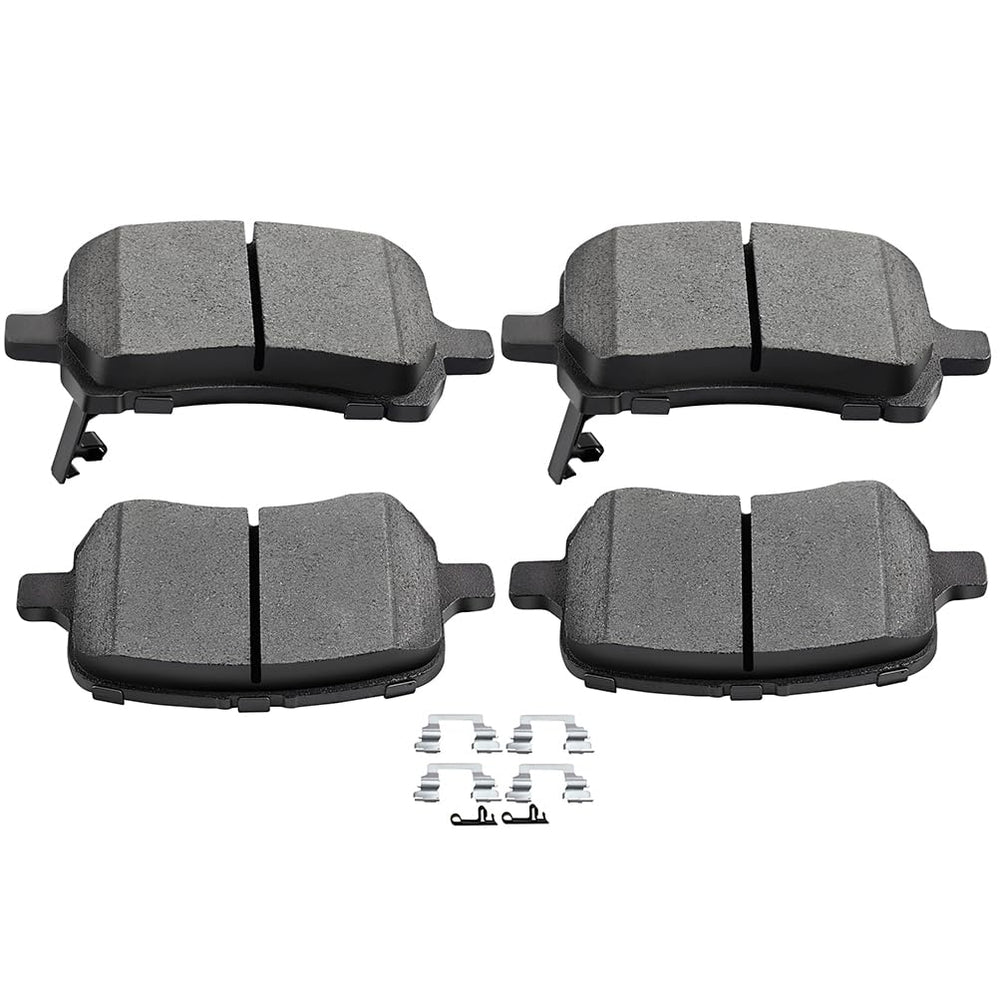 SCITOO front view of four pads showing fit and ready-to-install benefit