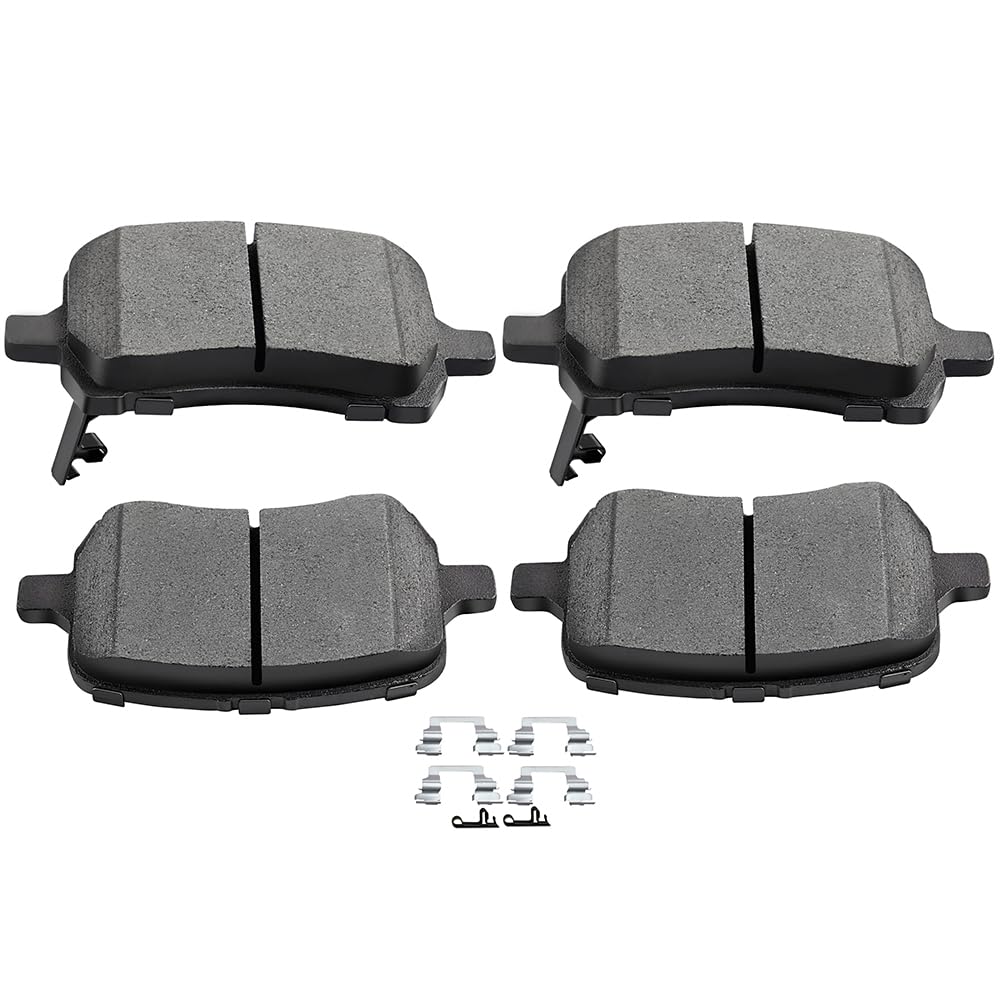 SCITOO front view of four pads showing fit and ready-to-install benefit