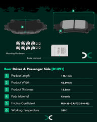 SCITOO brake pad installed on a caliper demonstrating direct-fit replacement