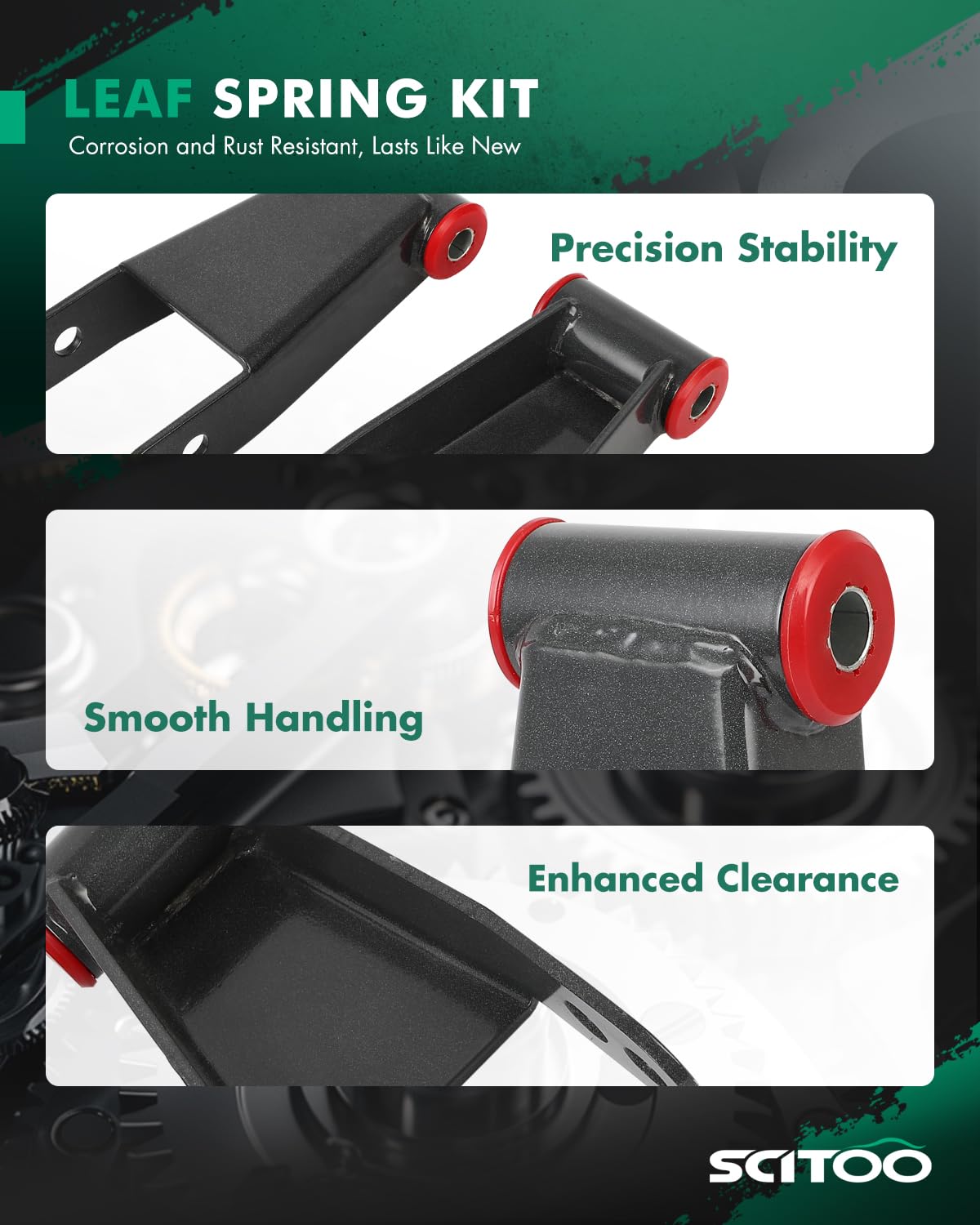 SCITOO shackle labeled 513220 confirming OEM-compatibility benefit