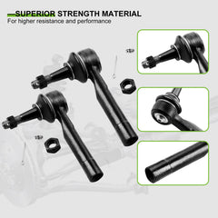SCITOO outer tie rod detail showing ball joint for precise steering response
