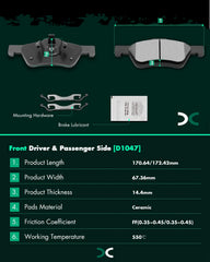 SCITOO pad slot and chamfer detail showing design for heat control and less noise