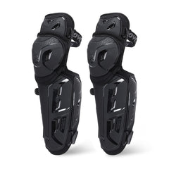 Scoyco front view of knee pads showing secure coverage and confidence