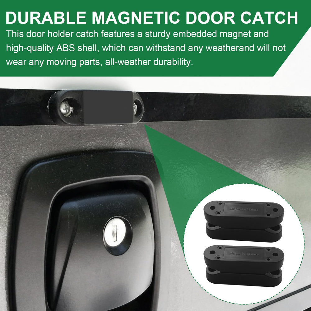 Screw Man lifestyle image at campsite showing easier access and quieter doors