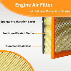 SCREW RHINO cabin filter with activated carbon layer reducing odors