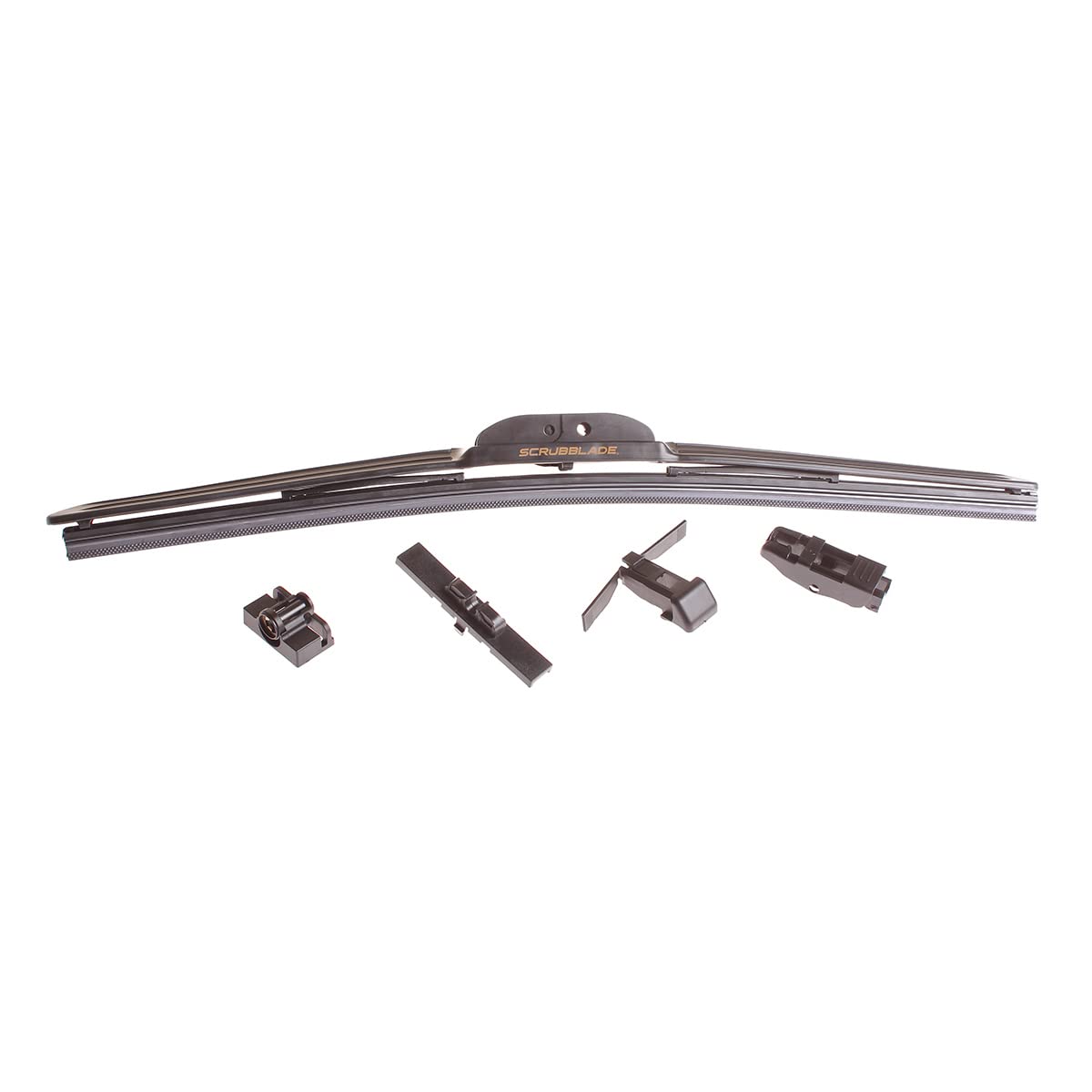 Scrubblade front view showing blade design and improved clearing benefit