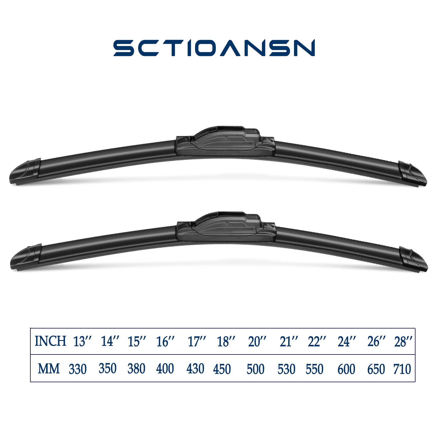 sctioansn installed 26 inch driver blade, restored windshield visibility