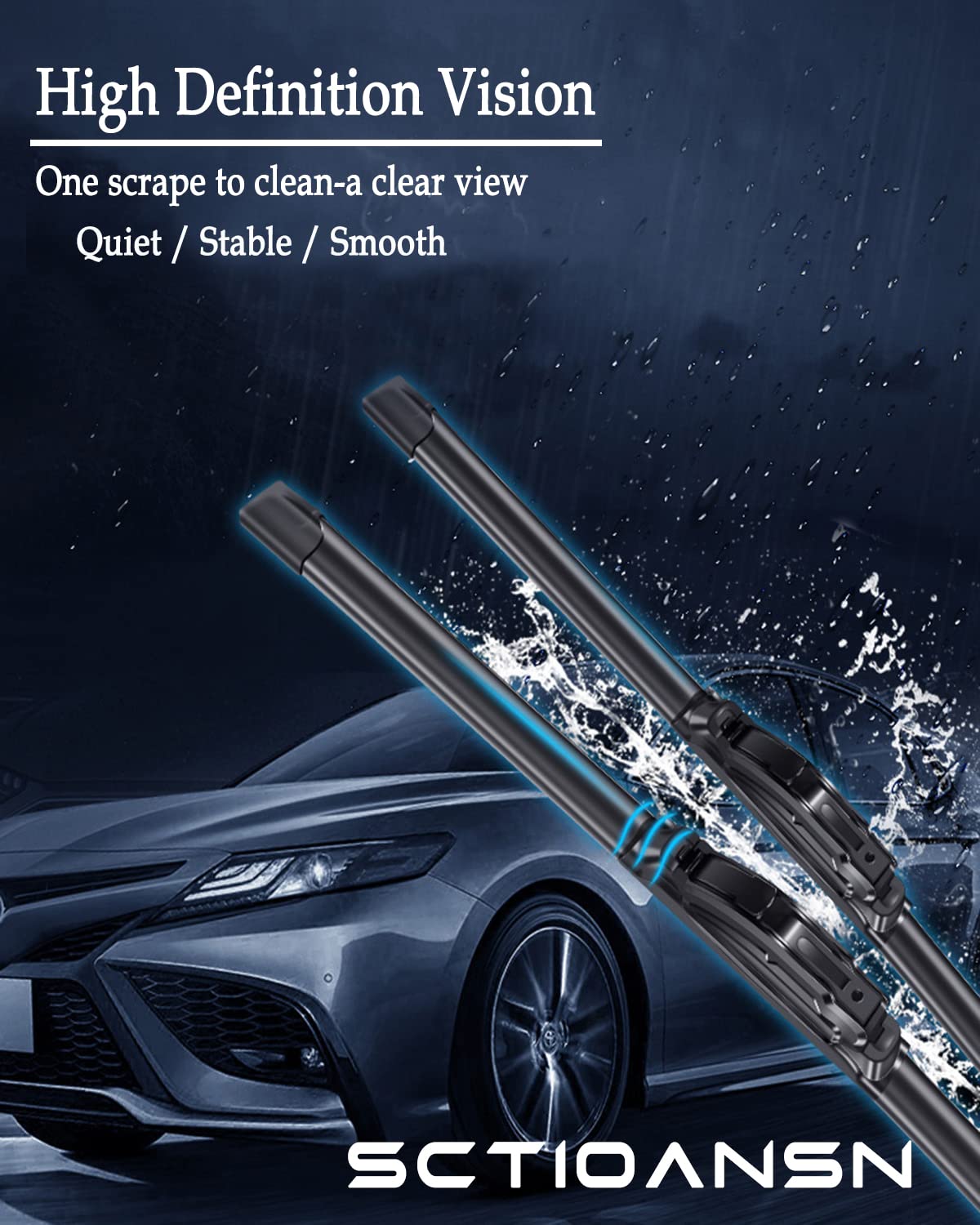 sctioansn rear 14 inch blade on tailgate, improved rear view safety
