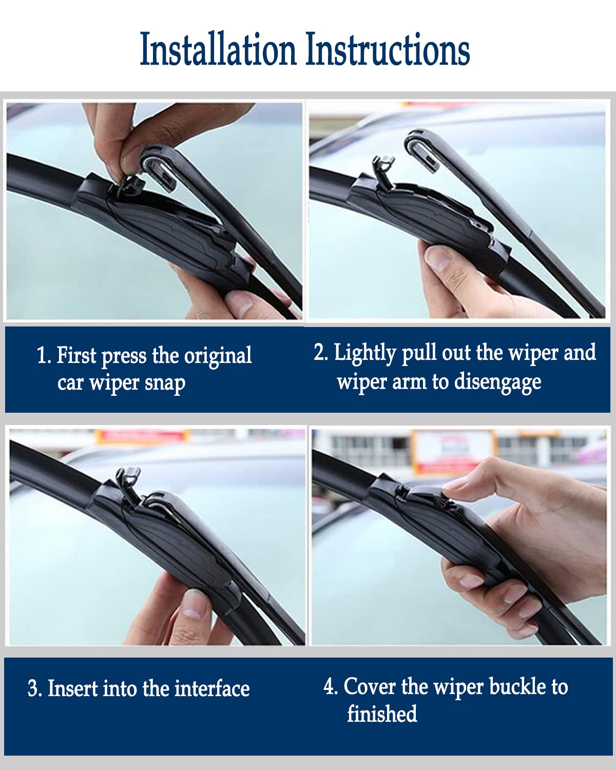 sctioansn wipers clearing rain on windshield, better wet-weather vision