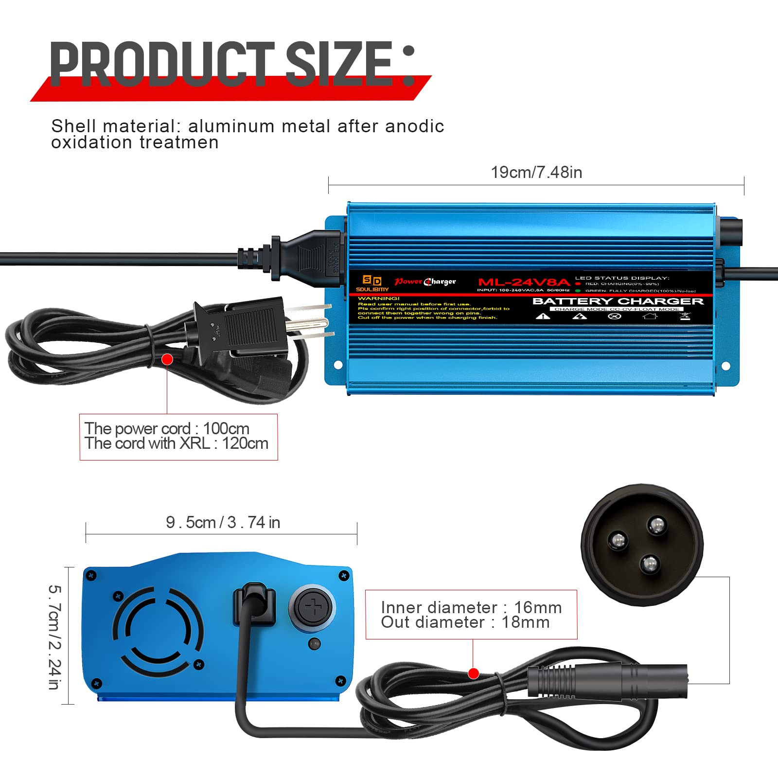 SDULIBITIY next to 24V battery showing scale for compact storage and installation