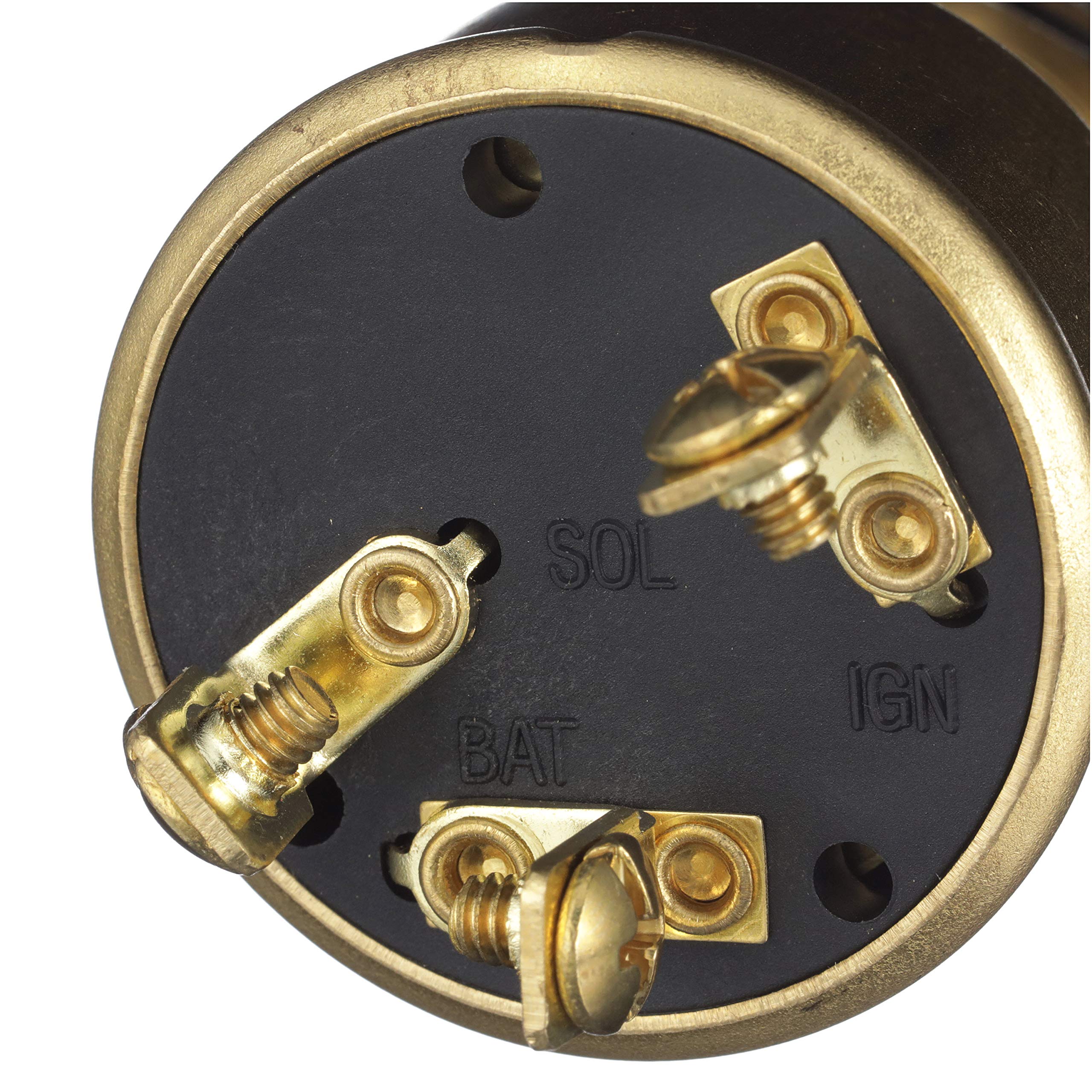 SEACHOICE close-up of brass body showing corrosion-resistant finish benefit