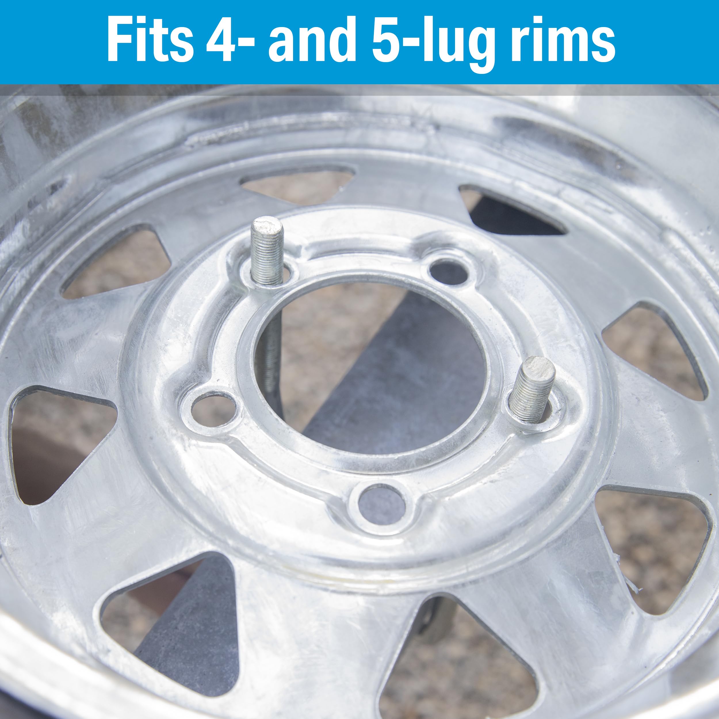 SEACHOICE U-bolt detail with nuts demonstrating easy installation and firm clamp