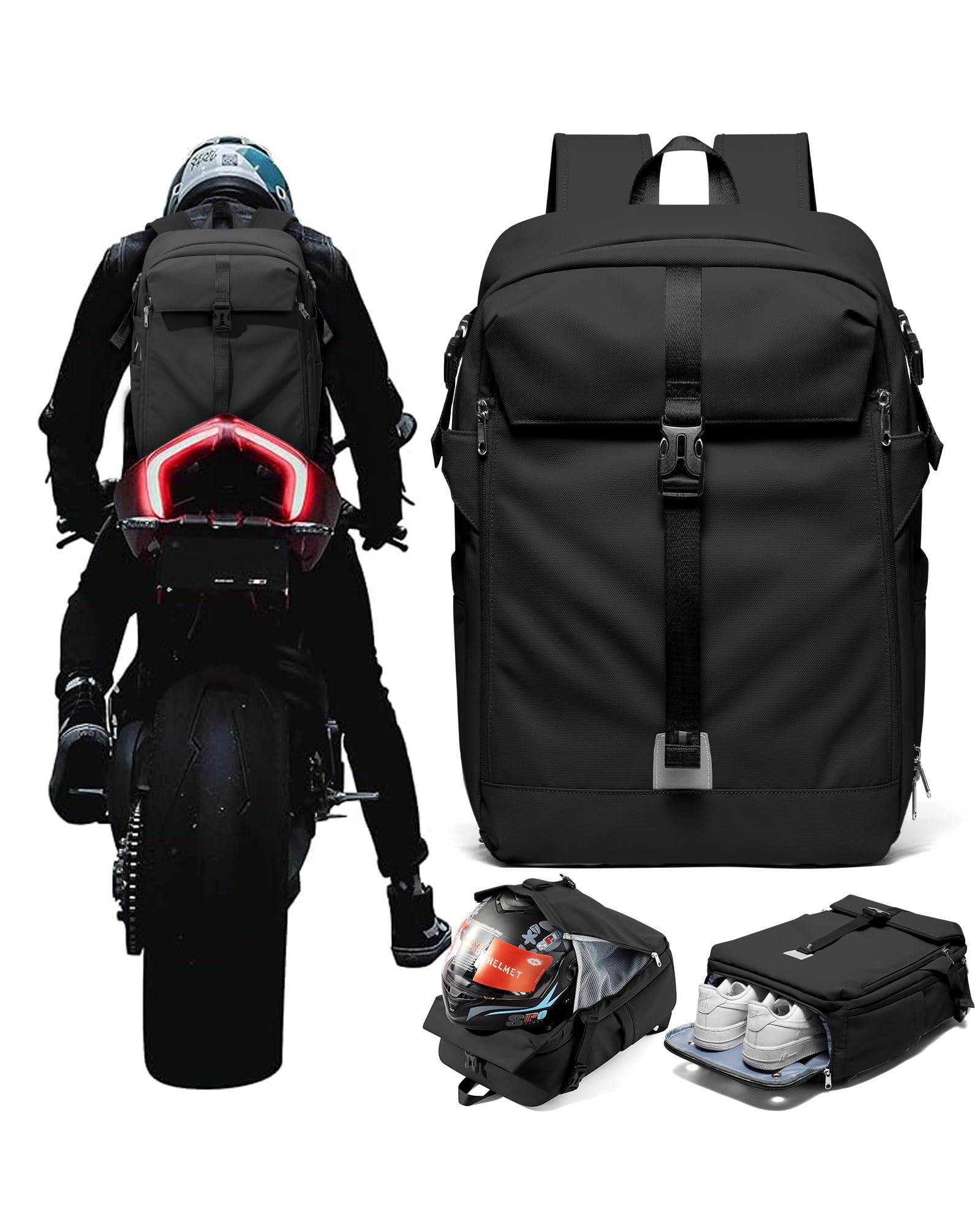 SEAFEW backpack nylon material texture closeup highlighting durability