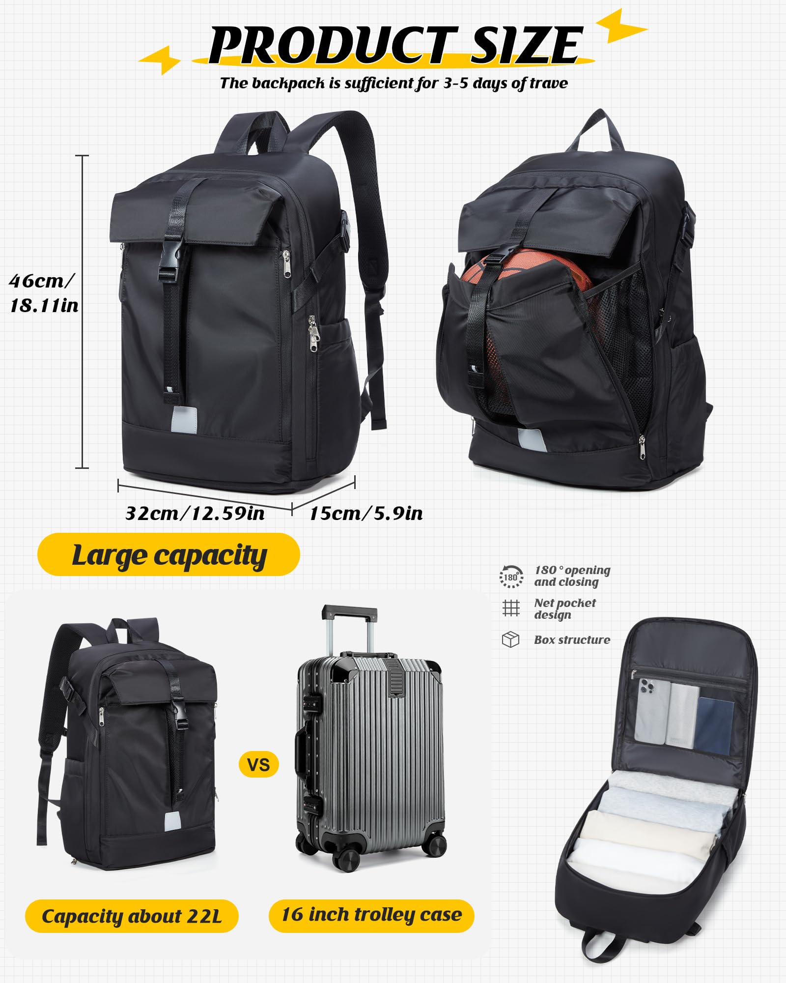 SEAFEW backpack adjustable shoulder strap detail providing comfortable fit