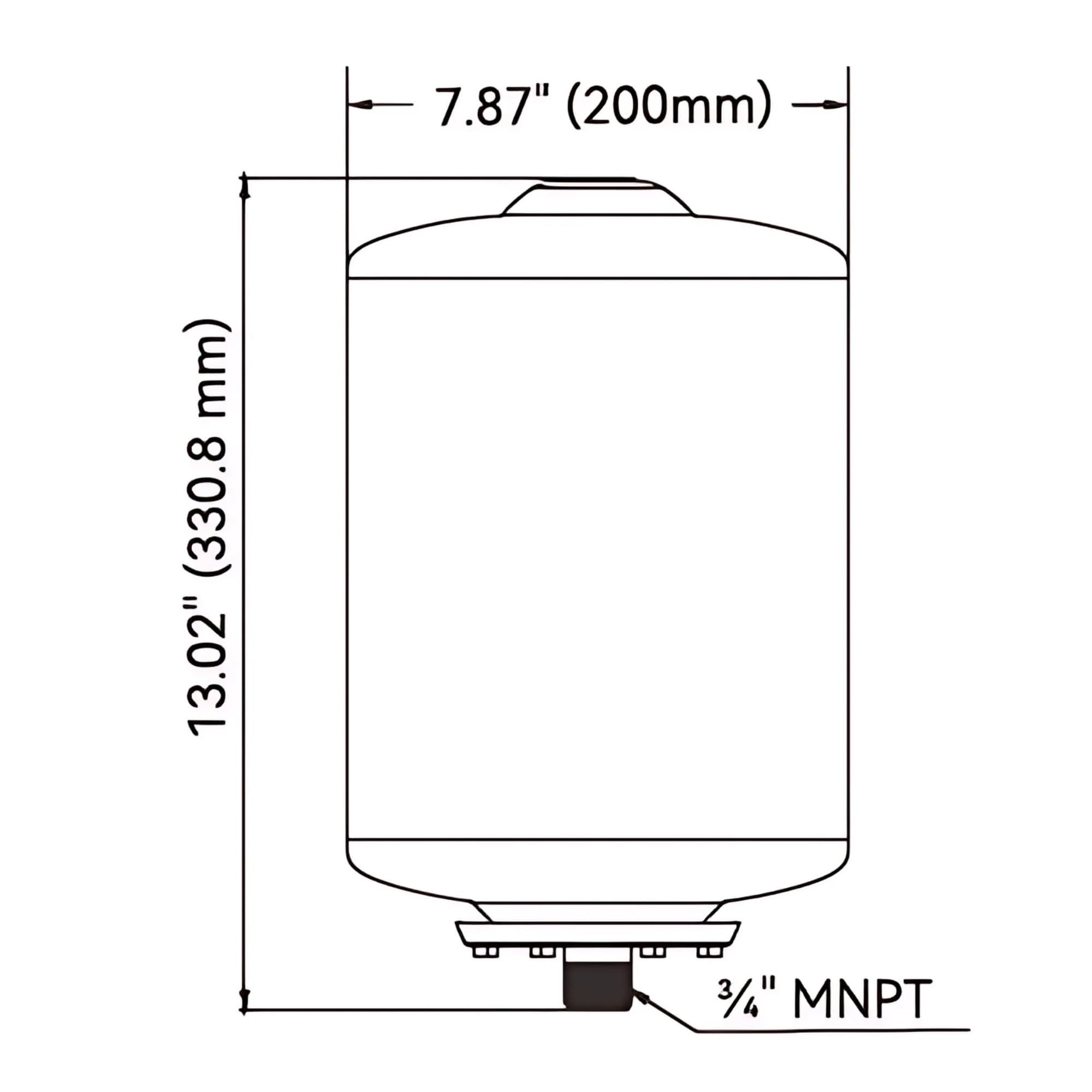 SEAFLO pressure rating label showing 87 PSI and model for correct specification matching
