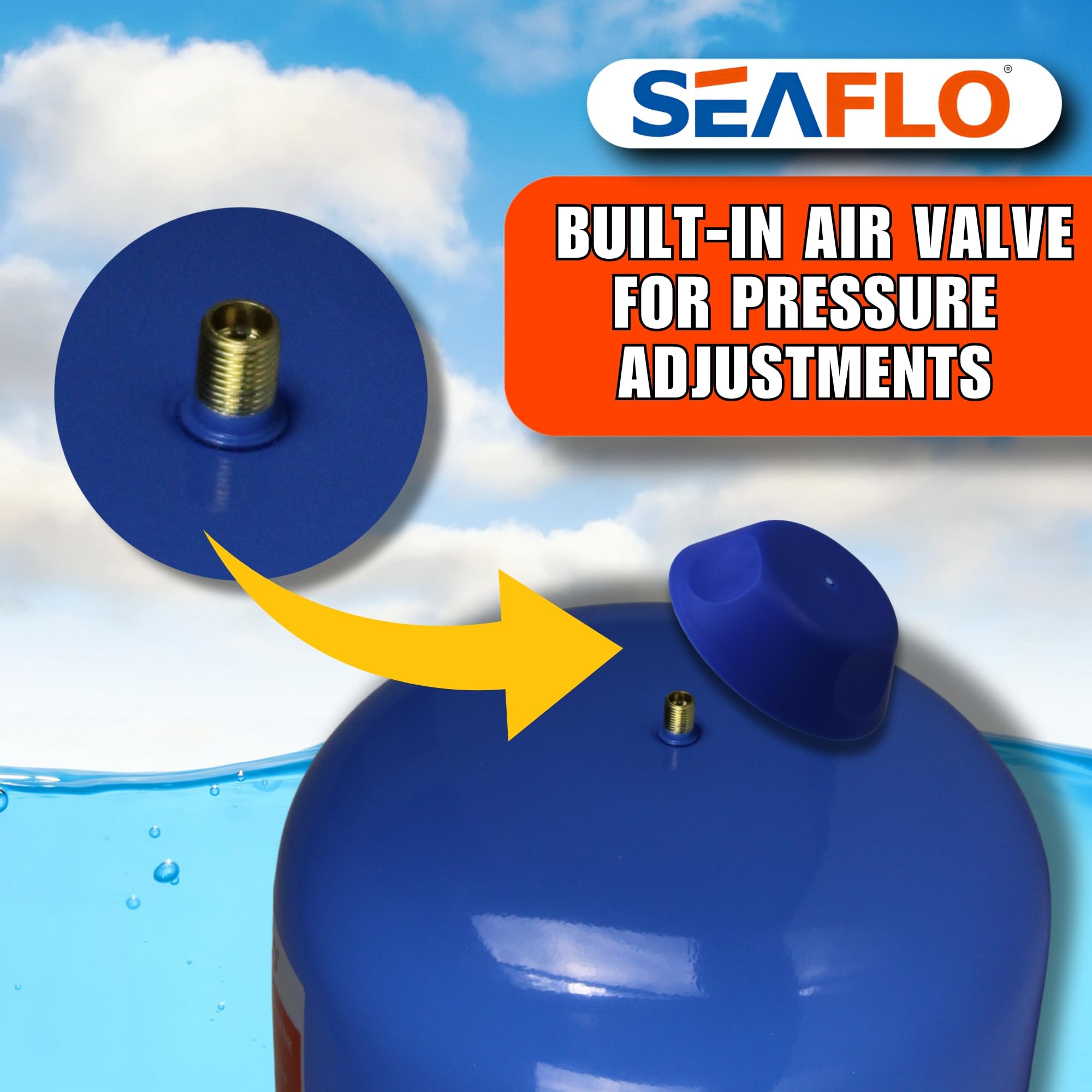 SEAFLO surface texture and protective coating close-up, built for durable outdoor performance