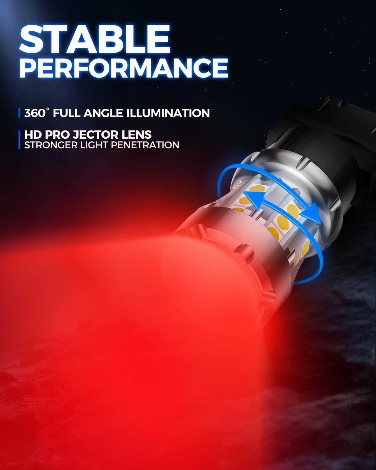 SEALIGHT brightness comparison with halogen showing superior visibility