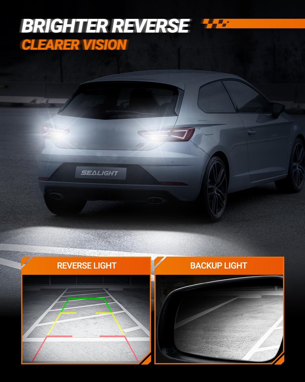 SEALIGHT dense 57-SMD chipset detail delivering higher brightness per bulb