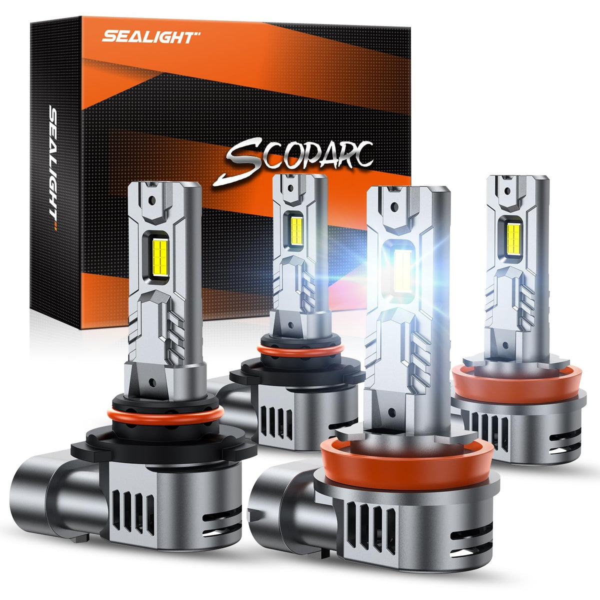 SEALIGHT front packaging showing bulb kit and quick-install benefit