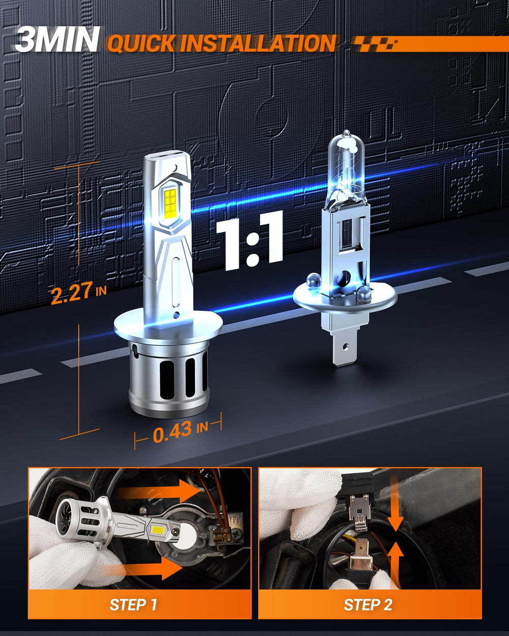 SEALIGHT H1 cooling fan and copper tube detail for reliable long-lasting performance