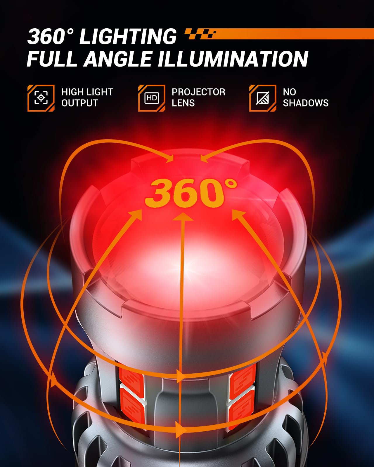 SEALIGHT installed on car brake light improving visibility and modern look