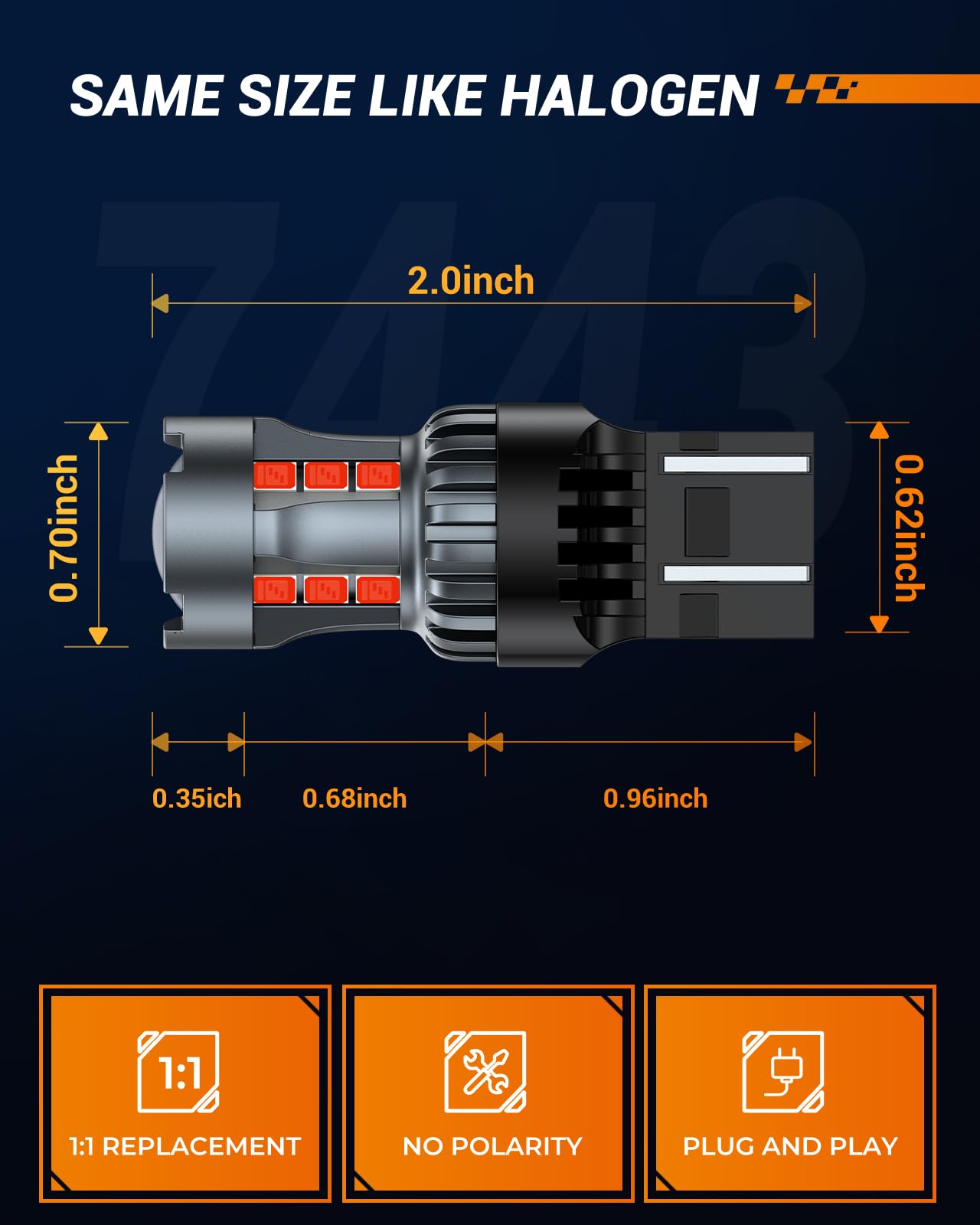 SEALIGHT retail packaging and two-bulb pack for convenient spare replacement