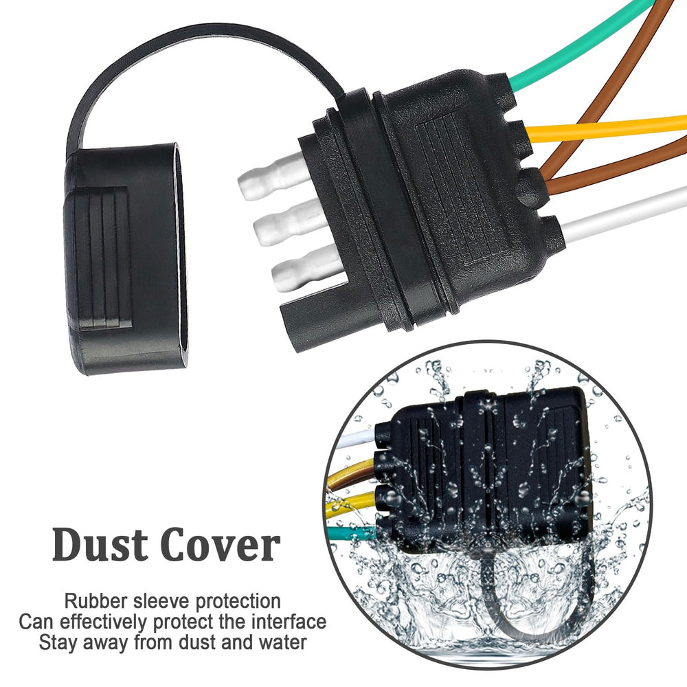 Seamaka ground lead attached to trailer frame for reliable grounding