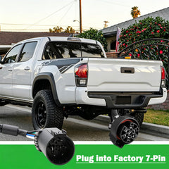 Seamaka mounted on truck using included bracket demonstrating secure, vibration-resistant fit