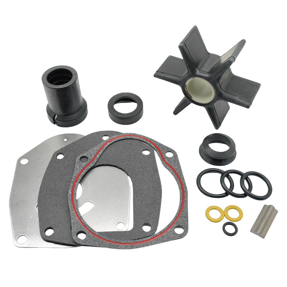 SeaSierra water pump kit front packaging showing included components and label benefits