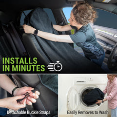 Season Guard built-in storage pocket holding phone for easy access