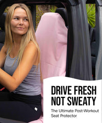Seat Hoodie microfiber texture close-up showing quick-dry absorbency