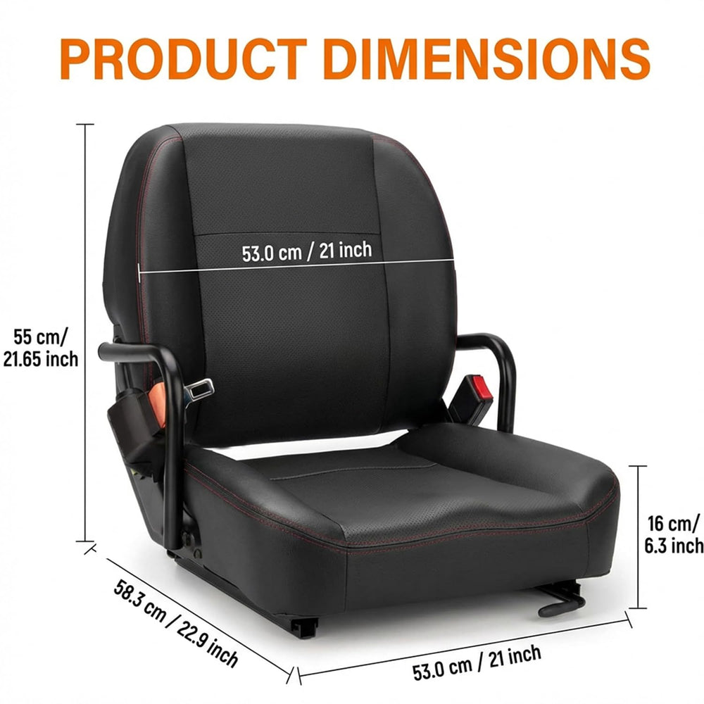 SEATIN installed in forklift highlighting retrofit use and workplace practicality