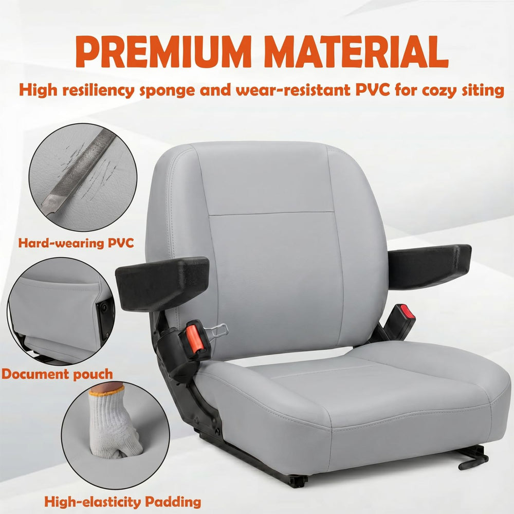 SEATIN size comparison with hand showing compact, easy-to-install fit