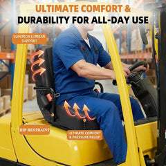 SEATIN side profile showing steel frame and foam thickness for long-lasting support