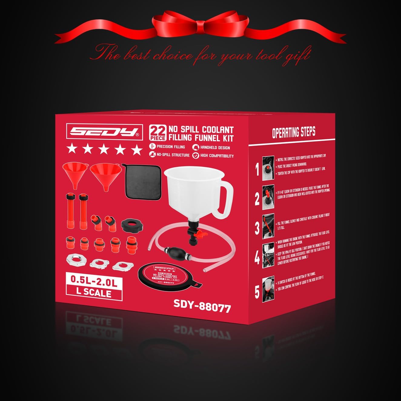 SEDY rotary overflow switch detail enabling precise flow control