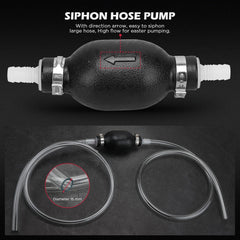 SEDY siphon hand pump with PVC hose starting fluid transfer easily