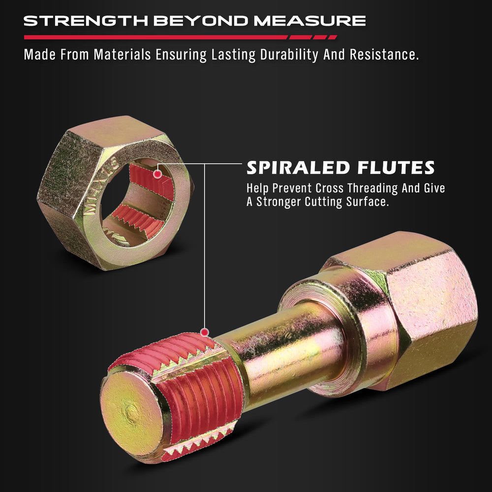 SEDY taps and dies close-up displaying durable carbon steel precision