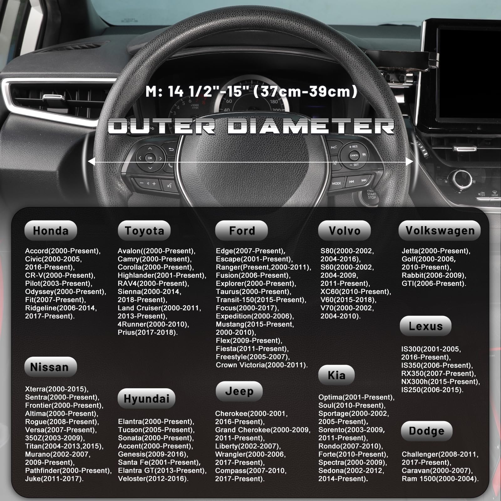 SEG Direct lifestyle shot in car interior adding elegant brown accent and cozy feel