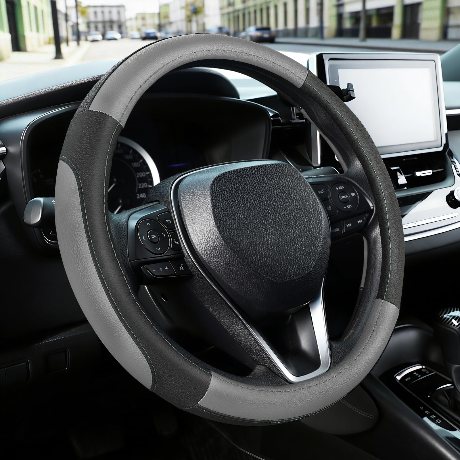 SEG Direct hand holding wheel cover showing improved grip and reduced fatigue