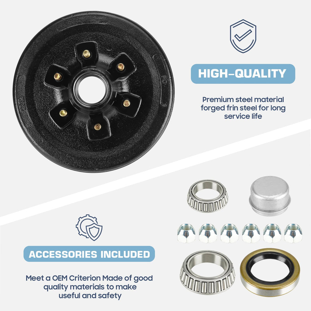 SEHNSUCHT bearings and grease seal laid out for correct kit installation