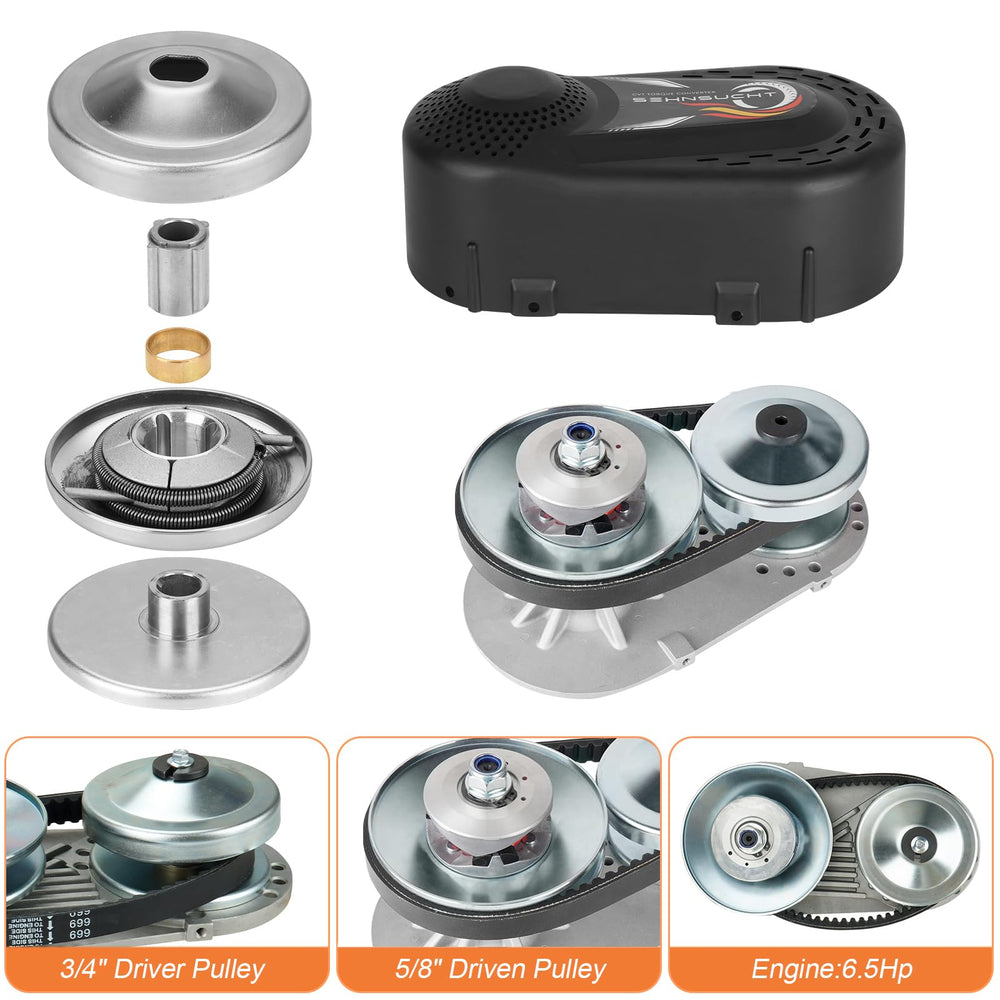 SEHNSUCHT close-up of 6-inch driven pulley highlighting durable finish