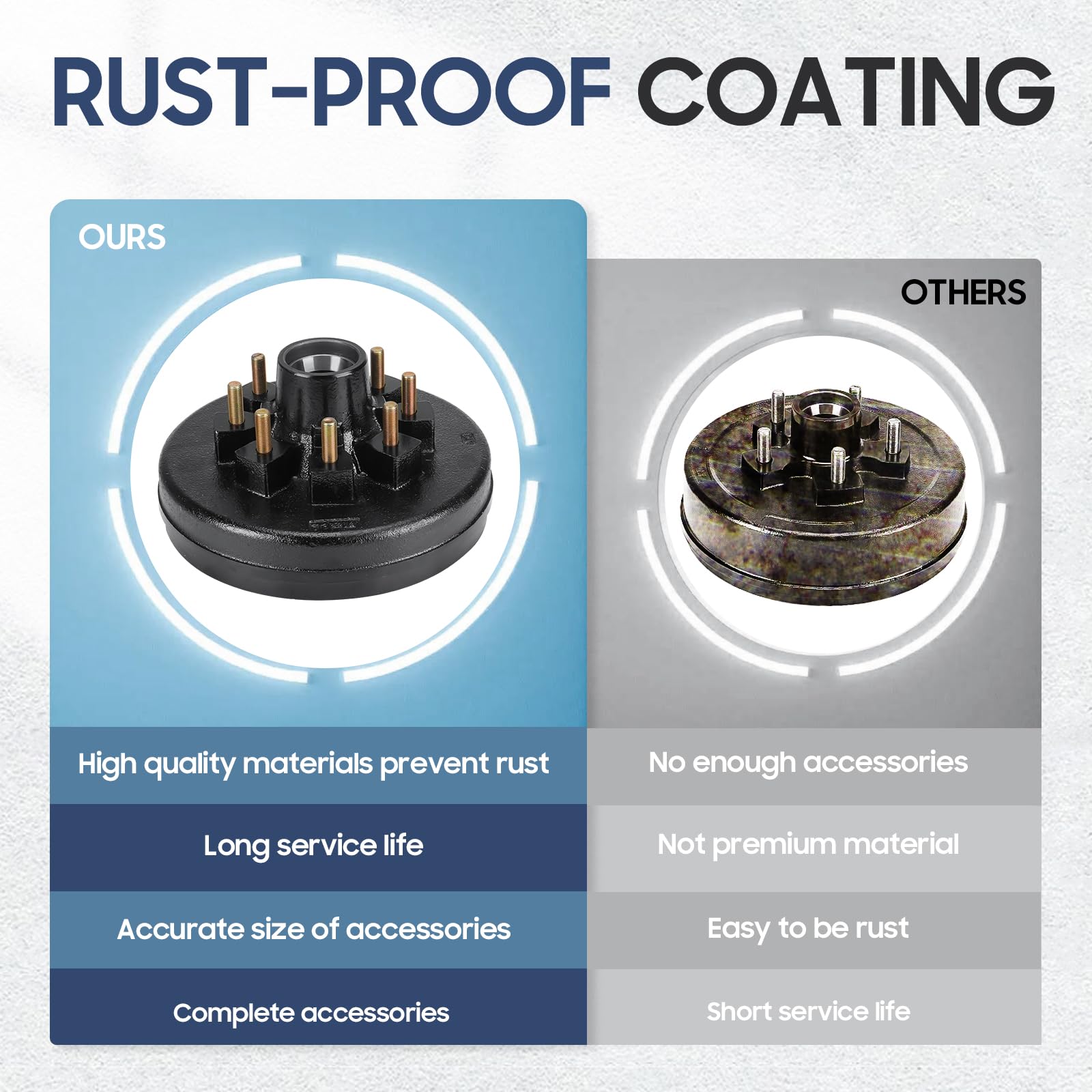 SEHNSUCHT metal dust cap and rubber plug detail showing contamination protection