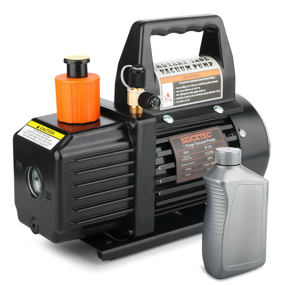SEICETEC front view showing compact pump and durable housing for reliable service
