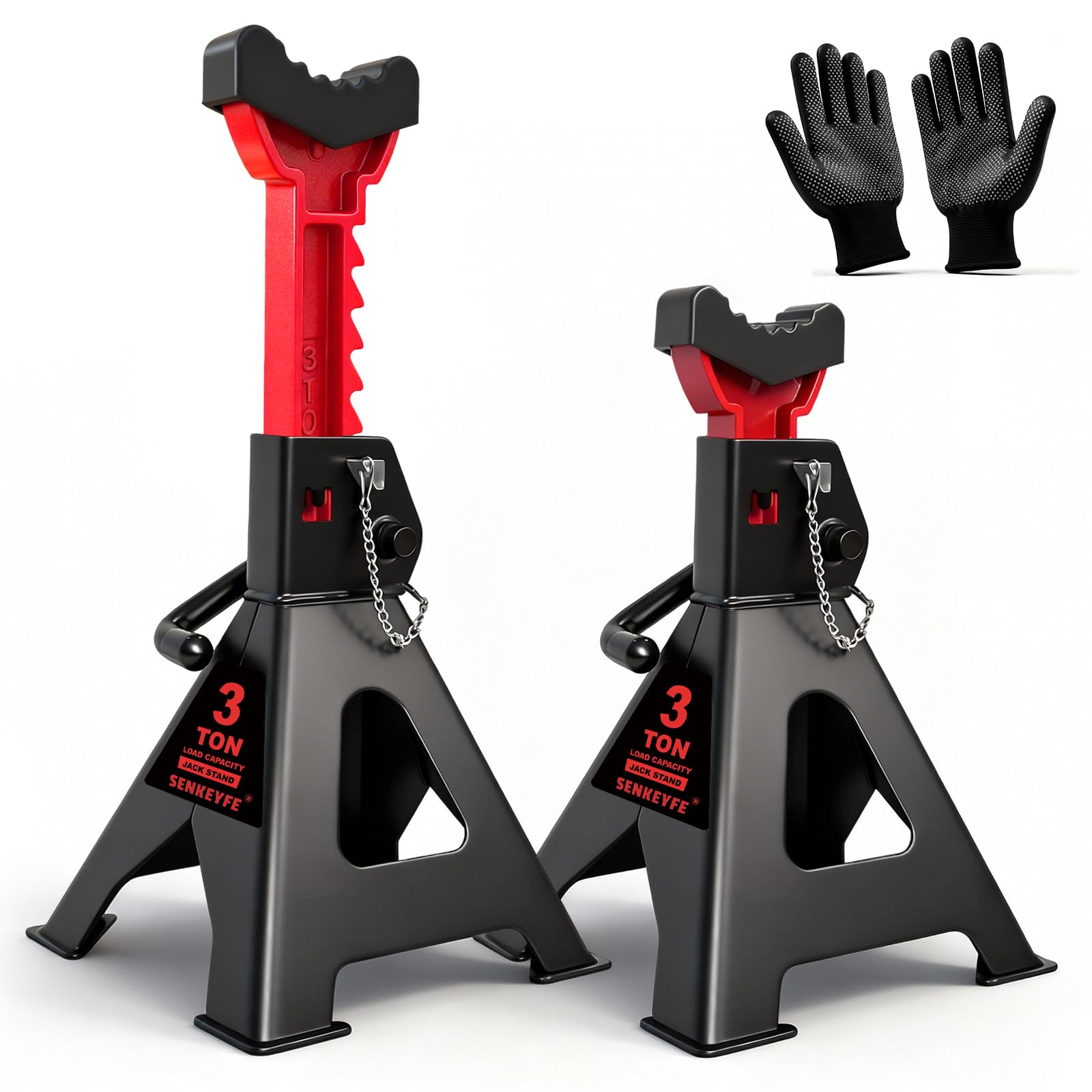 SENKEYFE front view pair showing stable stance and heavy-duty build