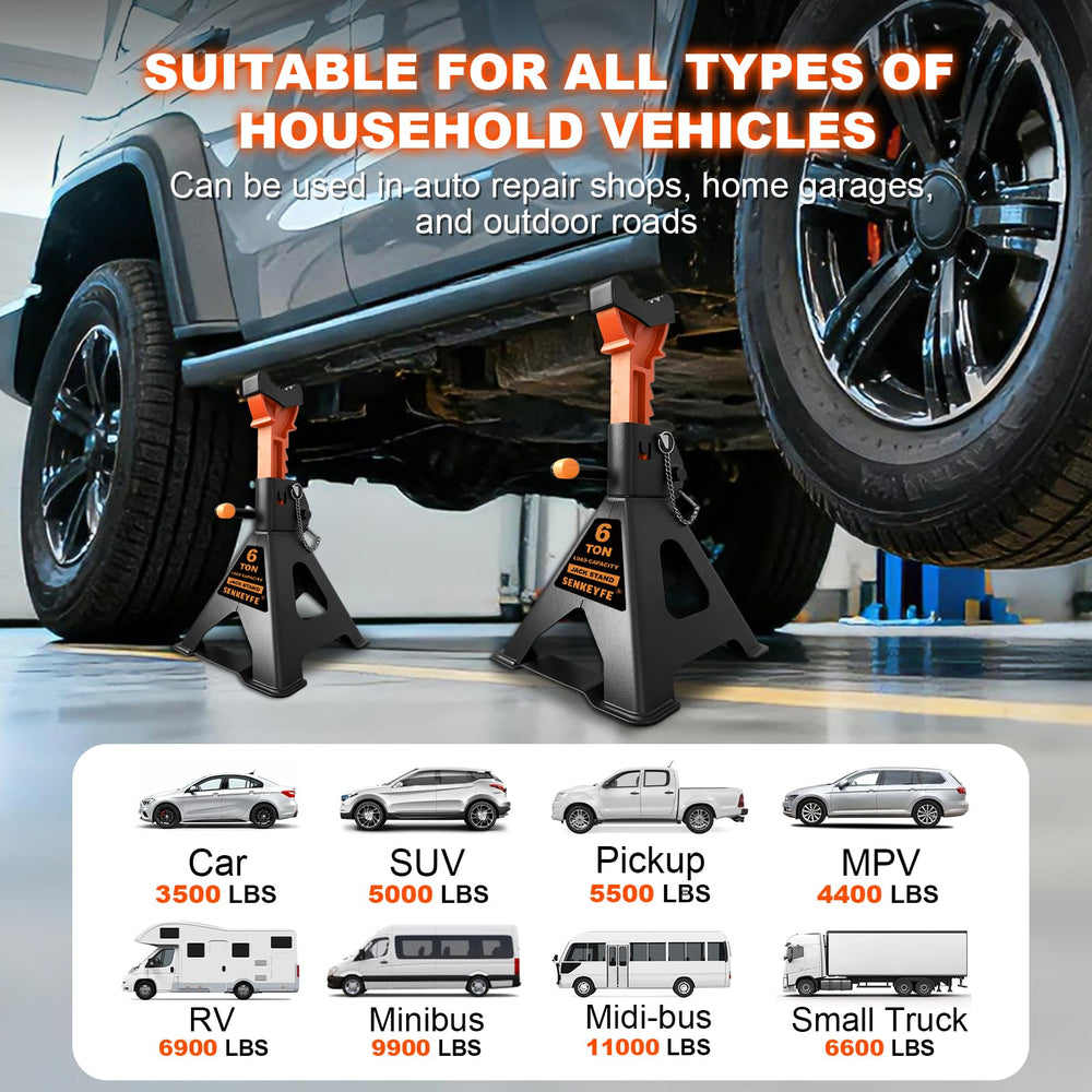 SENKEYFE height adjustment scale comparison illustrating 15-22 inch range
