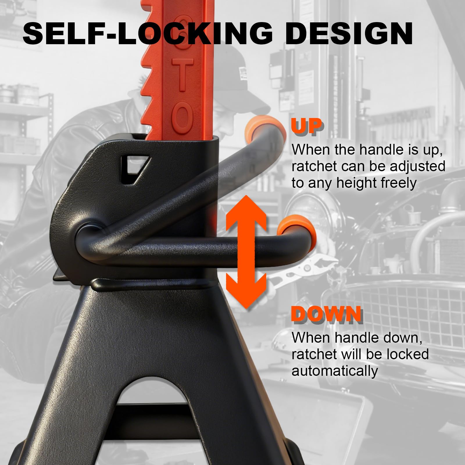 SENKEYFE in use under SUV demonstrating secure elevated access for repairs